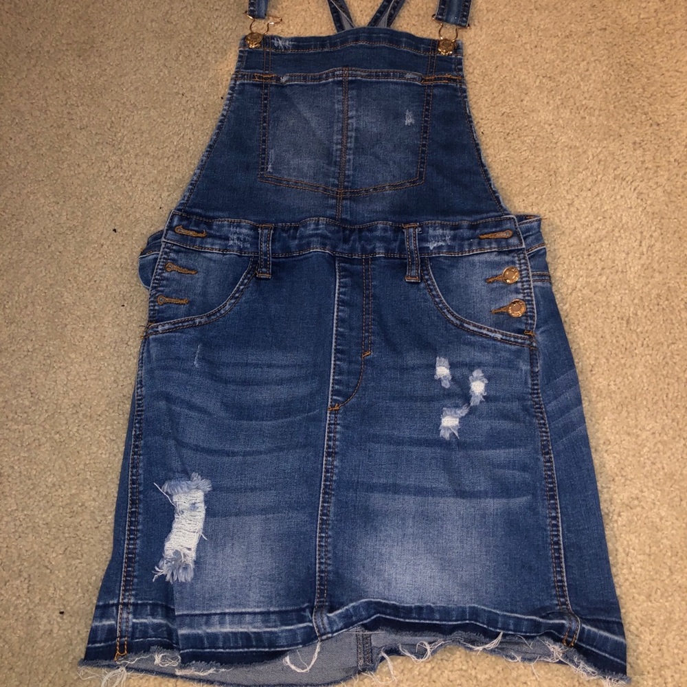 Stitch & Feather Jean Overall Dress